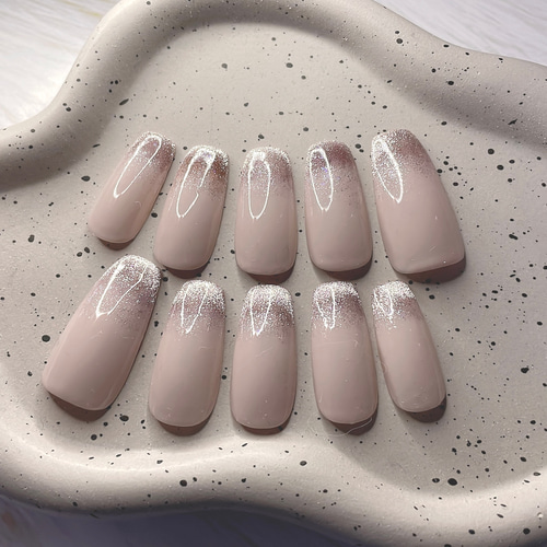 No.6】ワンホンネイル シンプルネイル 韓国ネイル マグネットネイル