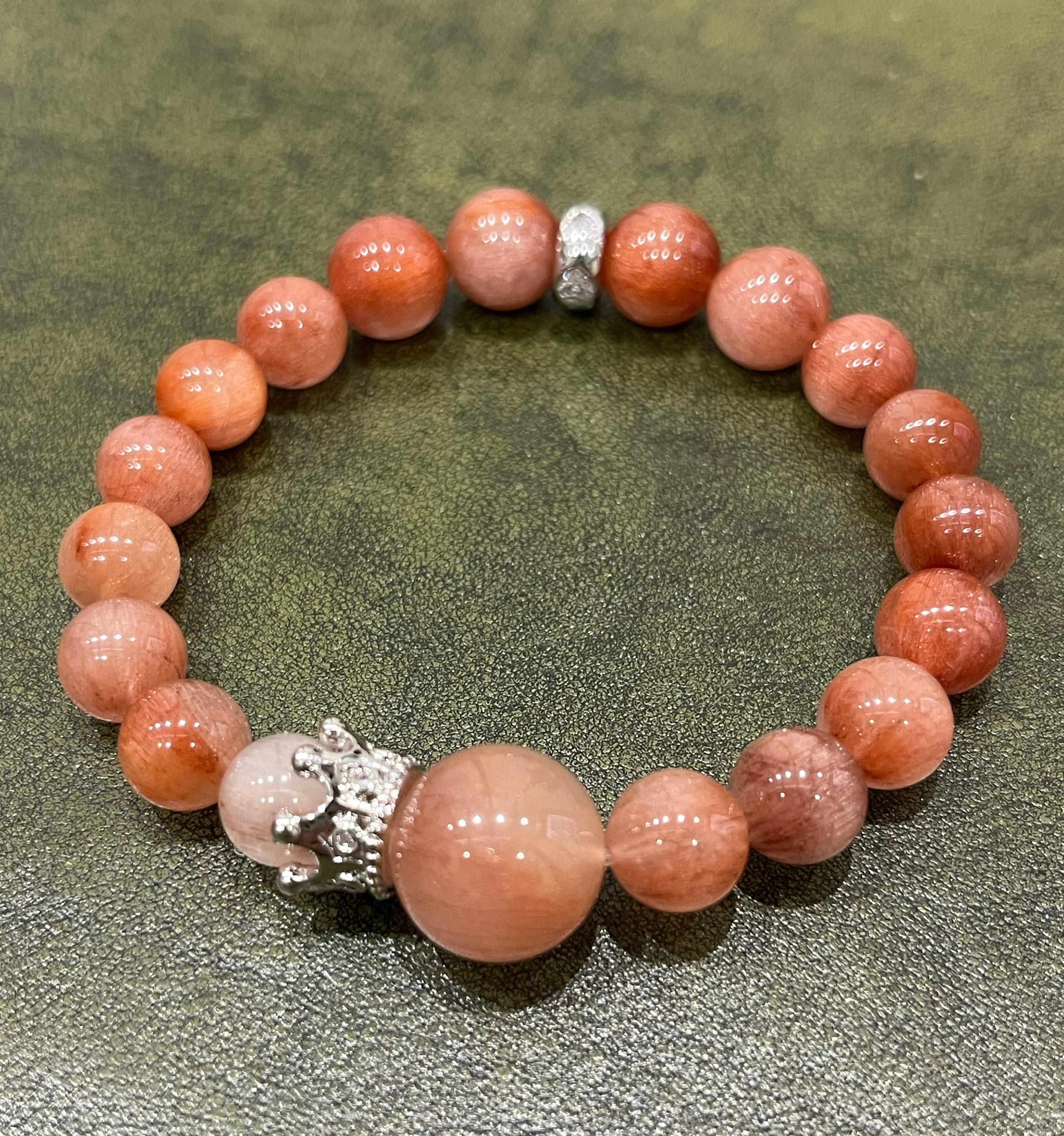 愛と光の調和のブレス❁⃘*.゜ピンクからレッドサゲニティックさん☾·̩͙⋆ 13,599円