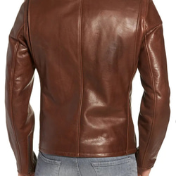 羊革定番シングルライダースジャケット Sheep Leather Classic Single Rider Jacket 2枚目の画像