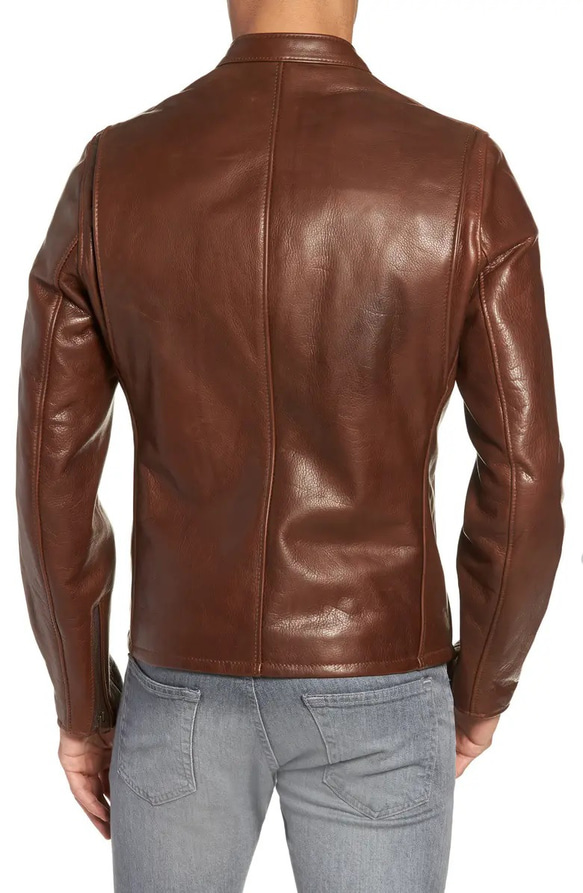 羊革定番シングルライダースジャケット Sheep Leather Classic Single Rider Jacket 2枚目の画像