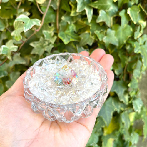 anan掲載 龍神のすず 虹龍モデル｜珠洲の塩×ヒマラヤ水晶×七色クラック