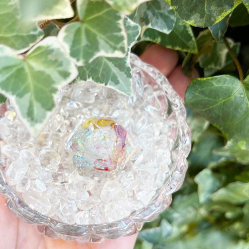 anan掲載 龍神のすず 虹龍モデル｜珠洲の塩×ヒマラヤ水晶×七色クラック