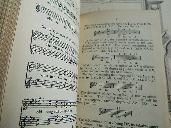 ＊1899年 MANUAL OF SIGHT-SINGING　BOOKⅡ　London　英国アンティーク 11枚目の画像