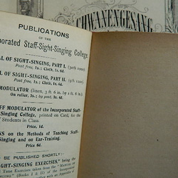 ＊1899年 MANUAL OF SIGHT-SINGING　BOOKⅡ　London　英国アンティーク 18枚目の画像