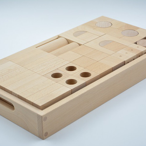 40-25】小さな大工さん おすすめ 国産 積み木 プレゼント 知育 玩具 名