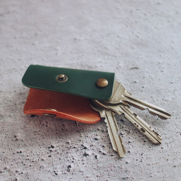 全20色！超コンパクト♪コロンと手のひらに収まるキーケース【受注製作】【送料無料】 7枚目の画像