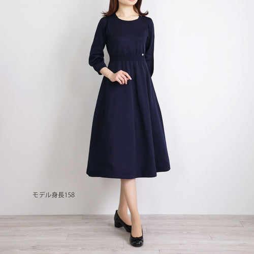 jolie mignon タフタ切り替え パフスリーブ 異素材ワンピース ブログ記事一覧｜jolie mignon｜上質で洗練された大人の服