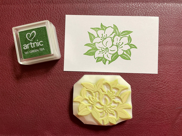 消しゴムはんこNo.48 花束