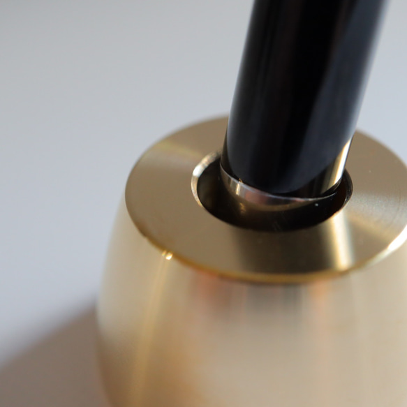 ペン スタンド 真鍮 ホルダー 立て たて 収納 オシャレ ディスプレイ かわいい D32WA kmetal 5枚目の画像