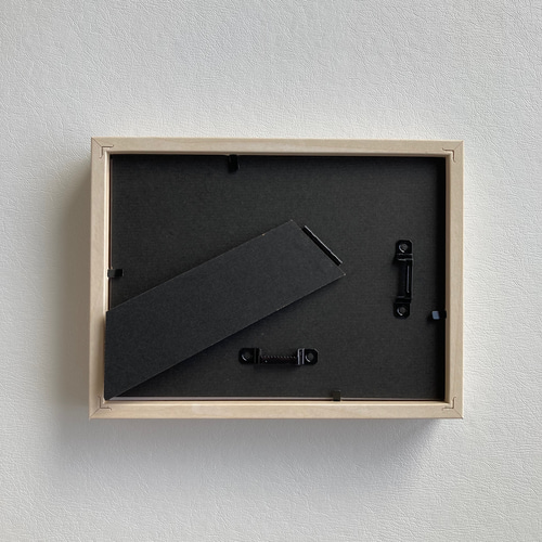 お昼寝うさぎ〜桜〜 シーグラス／天然石／フレームアート