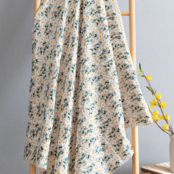 雛菊棉麻繡花布 * 138cm 寬 50cm 黃色 第5張的照片