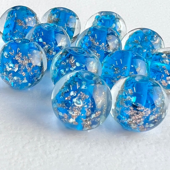 蓄光 とんぼ玉 8mm 20個セット 沖縄とんぼガラス とんぼ玉 夜光タイプ