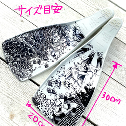 ダイビング用フィンペイント【オーダーメイドデザイン】 7枚目の画像