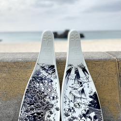 ダイビング用フィンペイント【オーダーメイドデザイン】 11枚目の画像