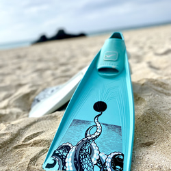 ダイビング用フィンペイント【オーダーメイドデザイン】 12枚目の画像