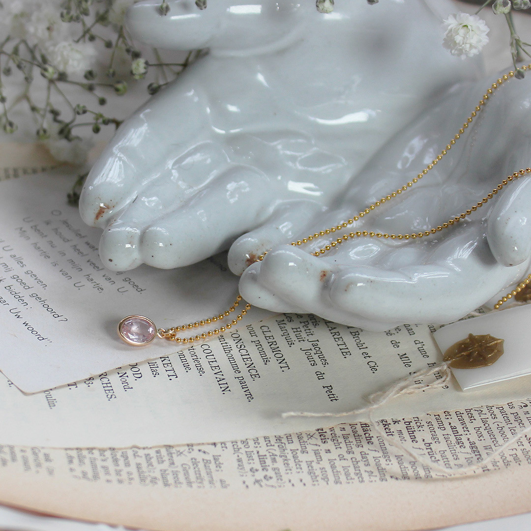 Amulette classic/14KGFネックレス・モルガナイト