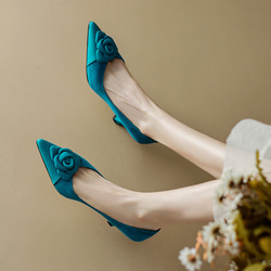 ♥23 款新設計♥女鞋真皮獨特鞋高跟鞋高跟鞋 22cm-24.5cm 3 種顏色 #656⭐免運費⭐ 第10張的照片