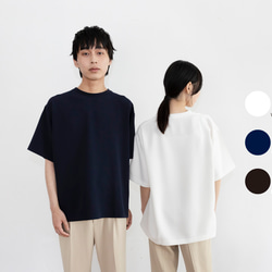 Lサイズ再販・追加！WHITE【オーバーサイズ Tシャツ】トリアセテート　ソアロン™ 12枚目の画像