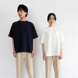 Lサイズ再販・追加！WHITE【オーバーサイズ Tシャツ】トリアセテート　ソアロン™ 13枚目の画像