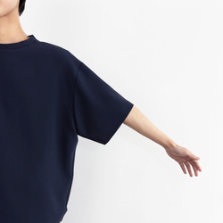 Lサイズ再販！DK NAVY【オーバーサイズ Tシャツ】トリアセテート　ソアロン™ 7枚目の画像