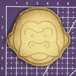 ゴリラのクッキー型【Lサイズ】 4枚目の画像