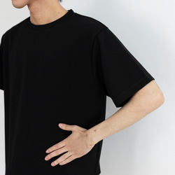 追加！BLACK【レギュラーサイズ Tシャツ】トリアセテート　ソアロン™ 9枚目の画像
