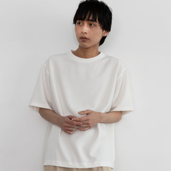 追加！WHITE【レギュラーサイズ Tシャツ】トリアセテート　ソアロン™ 5枚目の画像