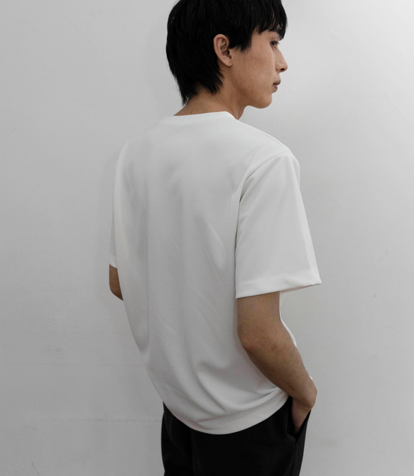 追加！WHITE【レギュラーサイズ Tシャツ】トリアセテート　ソアロン™ 7枚目の画像