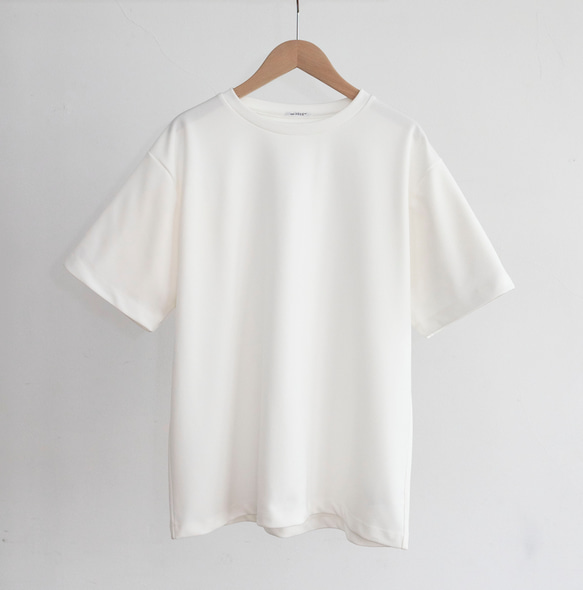 追加！WHITE【レギュラーサイズ Tシャツ】トリアセテート　ソアロン™ 8枚目の画像