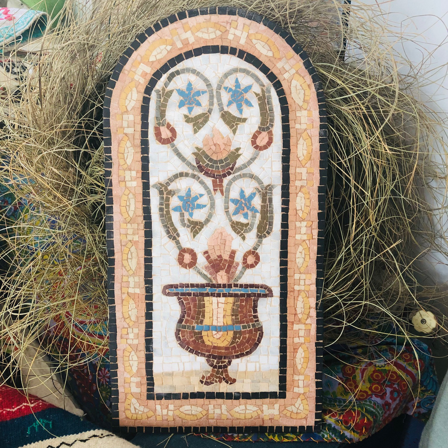 モザイクタイル＊チュニジア伝統工芸品 ビザンチンモザイク 初期