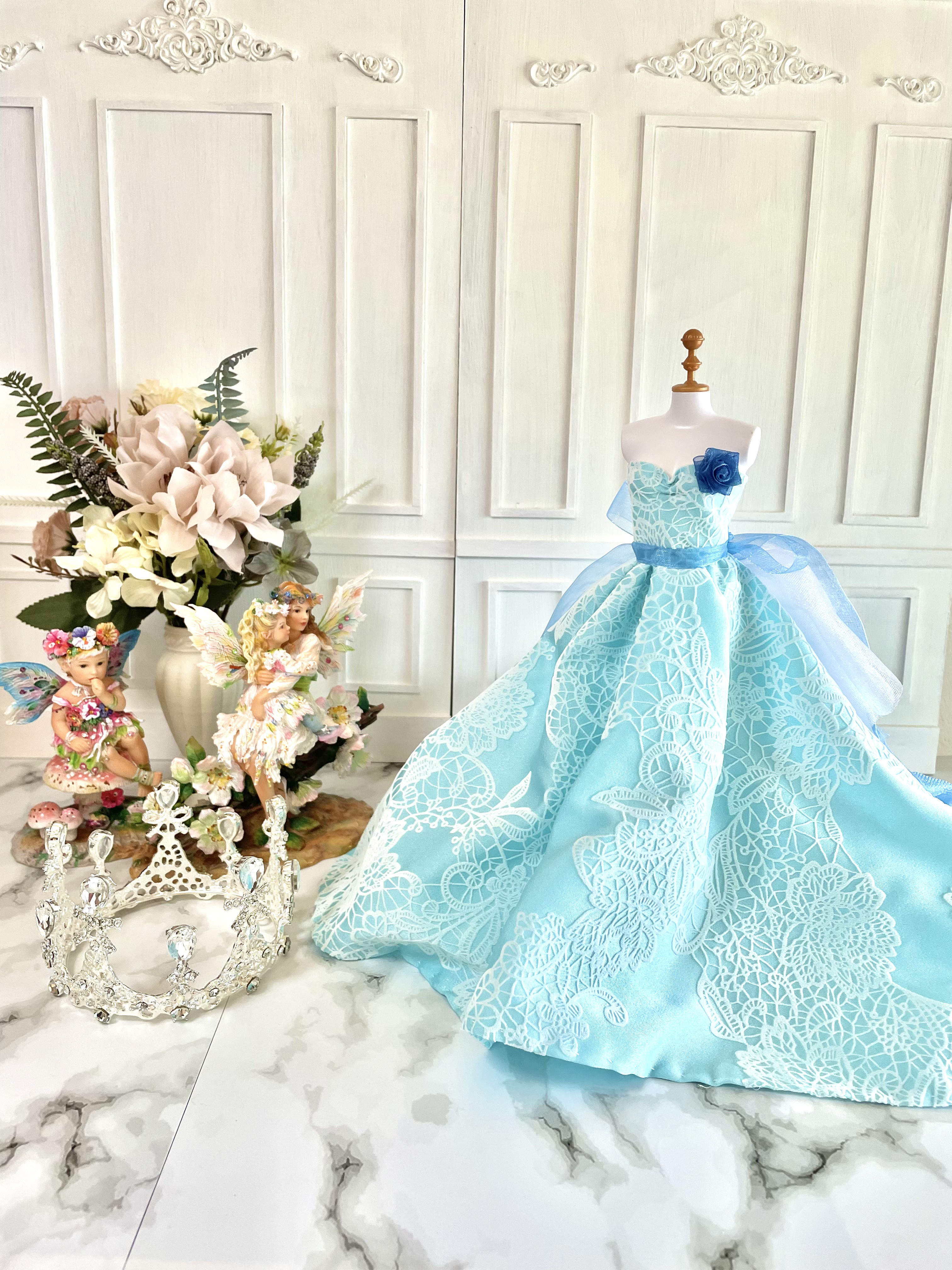ウエディングドレス　トルソー付き　ハンドメイド ウエルカムドール 〜ウェディングトルソー | Atelier Jardin de
