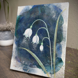 すずらん ーa 【原画/キャンバス】 絵画 インテリアアート 絵画 DENNY