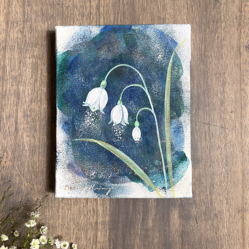 すずらん ーa 【原画/キャンバス】 絵画 インテリアアート 絵画