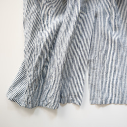 linen stripe atelier coat 12枚目の画像