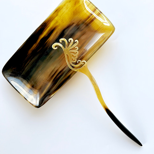 水牛 角 水牛の角 自然 かんざし（バッファローホーン） かんざし