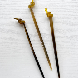 水牛 角 水牛の角 自然 かんざし（バッファローホーン