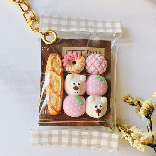 ねこさんのちぎりパンセット♡ ミニチュアパン スイーツ ケーキ