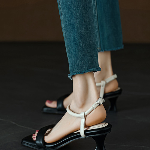 ウエッジヒールハイヒールミュールパンプスサンダル サンダル レディース ダブルベルト 厚底サンダル ミュール