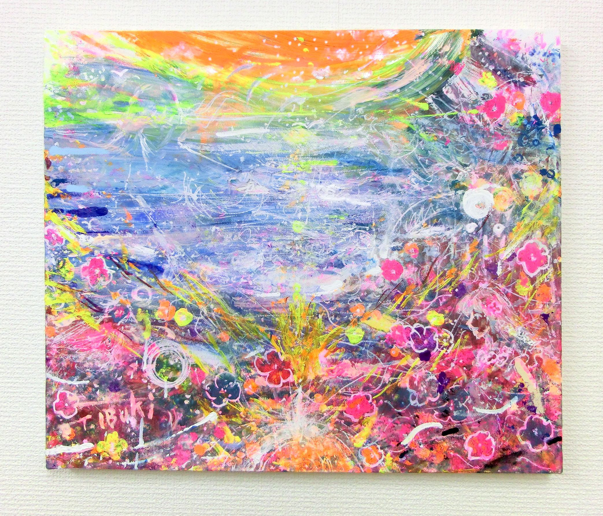 夏の思い出　アクリル画・原画