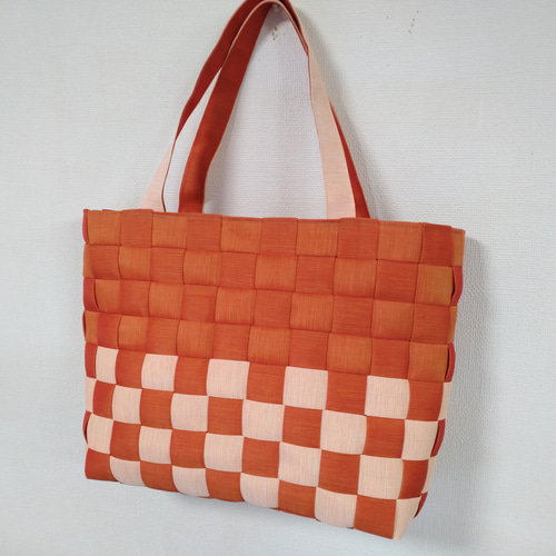 畳へり トートバッグ オレンジ A4サイズ ヘリバッグ 楽天市場】畳 へり