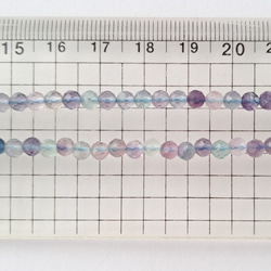 フローライト　ラウンドカット4mm 20個 7枚目の画像