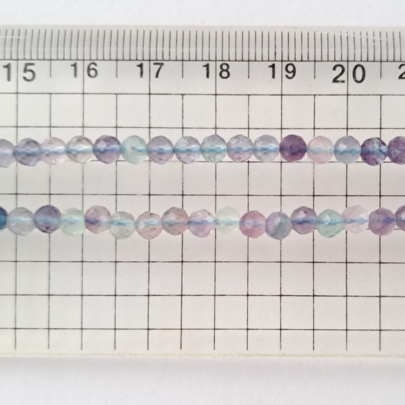 フローライト　ラウンドカット4mm 20個 7枚目の画像