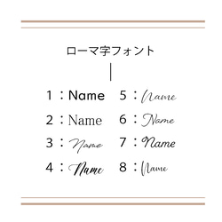 こども席札　くま　木製 6枚目の画像