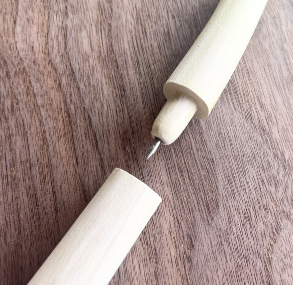 長ネギみたいなペン（ヒノキ） 7枚目の画像