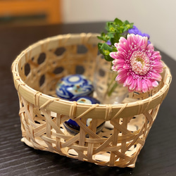 駿河竹細工 竹製品 うちわ置き 竹で作ったうちわ立て 涼しげインテリア
