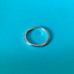 ピンクサファイア　甲丸の指輪 サイズ指定可能　silver950 10枚目の画像