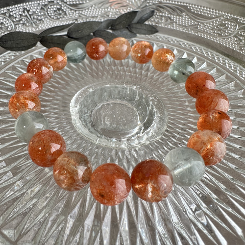 高品質】アルーシャサンストーンブレスレット288 ブレスレット 円と縁