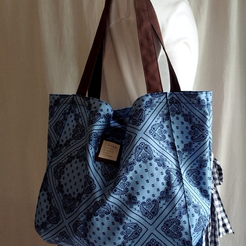 ★【未使用】バンダナ柄トート ゾロ 2color】バンダナ柄トートバッグ | jbgcompany