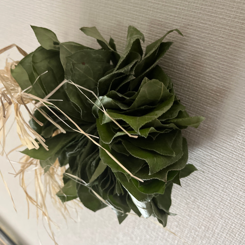 専用winter＊レモンリーフ＆コットン ドライフラワーリース 楽天市場