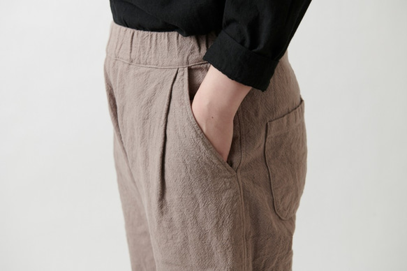 [新] Bingo Fushiori 褲子 | 柿單寧染料，鐵媒染劑 | 男女通用 2 種尺寸 第17張的照片